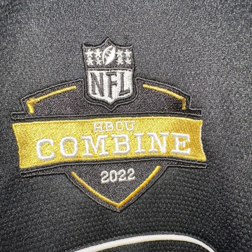 Nike Drifit Black‎ White HBCU NFL COMBINE 2022 Zip Up  Jacket Men's 3xl Tall